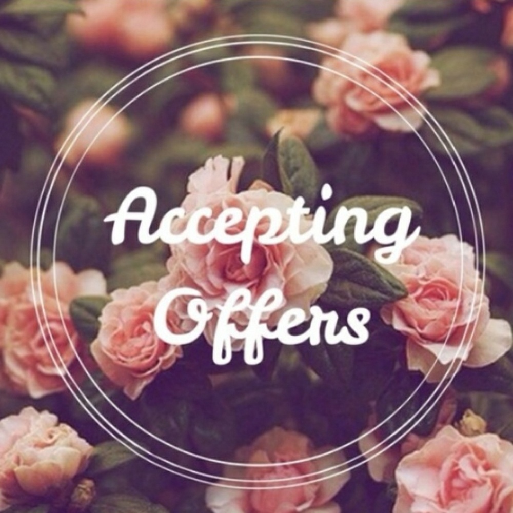 Reasonable offers accepted